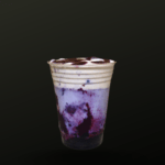 Blueberry Boba Milk Tea 